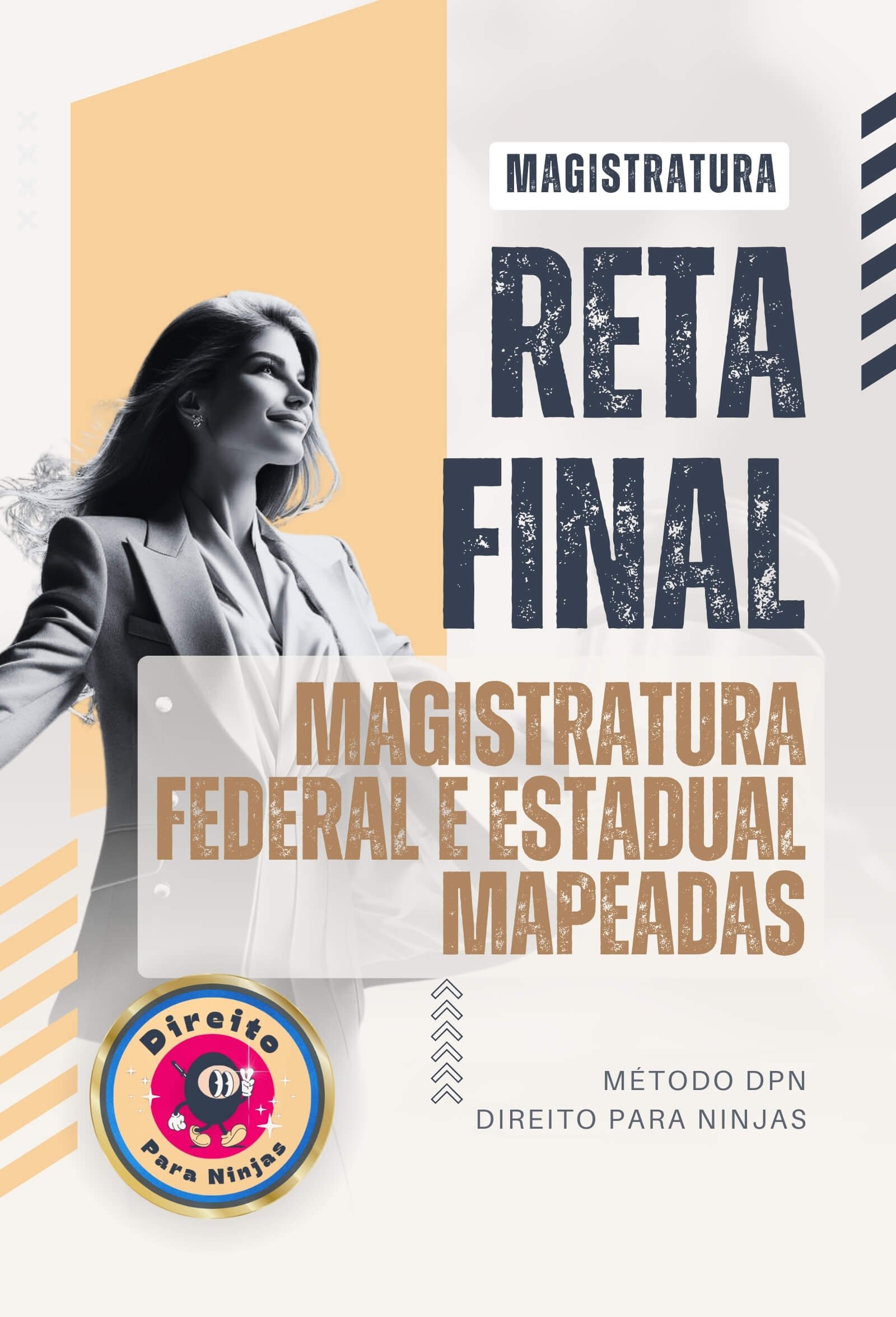 Capa - Reta Final Magistratura Federal e Estadual - Método Direito para Ninjas